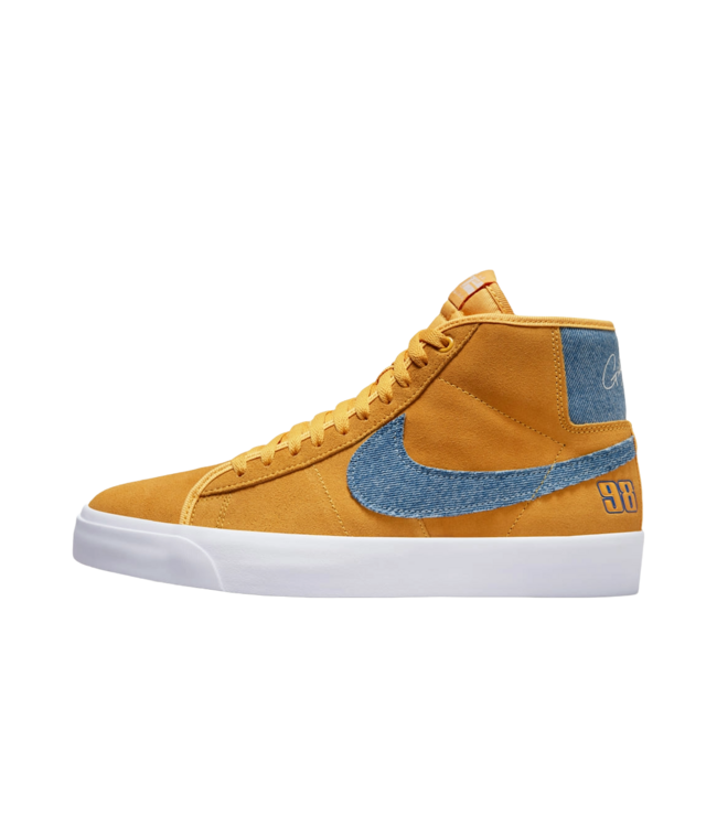 NIKE SB MENS ZOOM BLAZER MID PRO GT UNI GOLD/GAME ROYAL