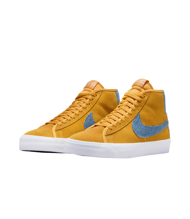 NIKE SB MENS ZOOM BLAZER MID PRO GT UNI GOLD/GAME ROYAL