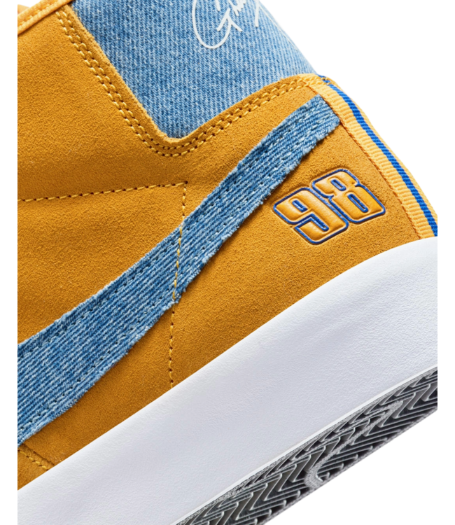 NIKE SB MENS ZOOM BLAZER MID PRO GT UNI GOLD/GAME ROYAL