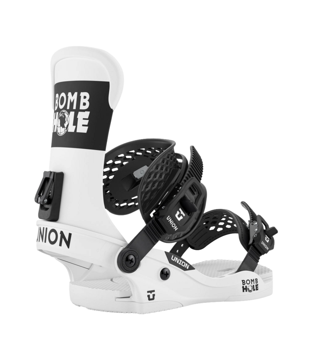 UNION BOMB HOLE SMU SNOWBOARD BINDING WHITE 2026