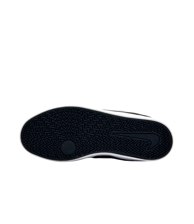 NIKE SB YOUTH CHECK CANVAS (GS) SHOE BLACK/WHITE