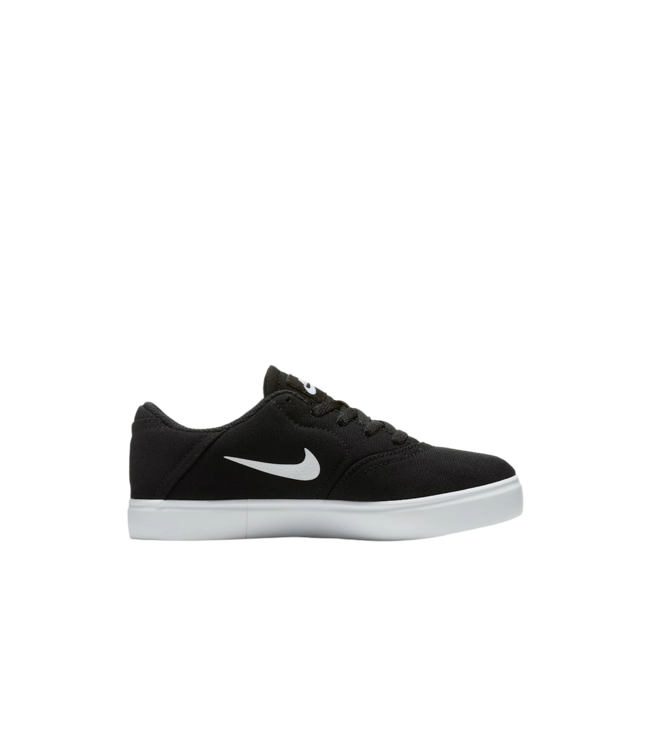 NIKE SB KIDS CHECK CANVAS (PS) SHOE BLACK/WHITE