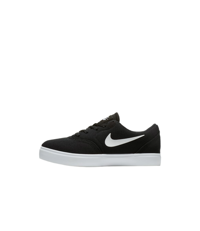 NIKE SB KIDS CHECK CANVAS (PS) SHOE BLACK/WHITE
