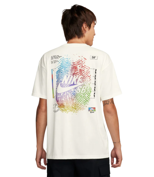 NIKE SB OC THUMBPRINT SHORT SLEEVE TEE WHITE