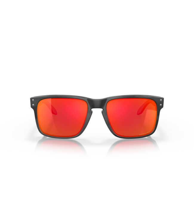 OAKLEY HOLBROOK MATTE BLK CAMO SUNGLASSES w/PRIZM RUBY