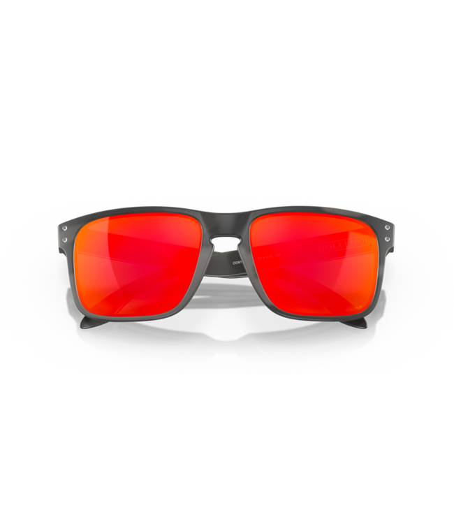 OAKLEY HOLBROOK MATTE BLK CAMO SUNGLASSES w/PRIZM RUBY