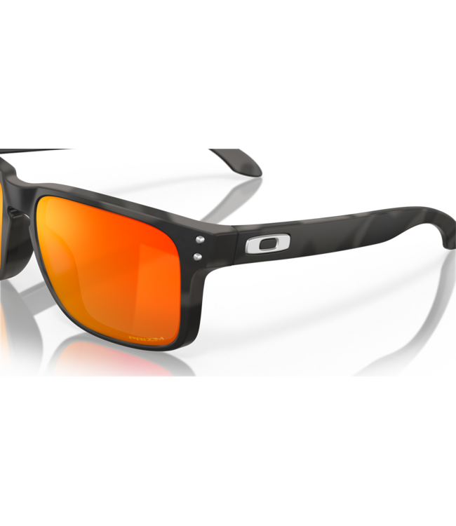 OAKLEY HOLBROOK MATTE BLK CAMO SUNGLASSES w/PRIZM RUBY