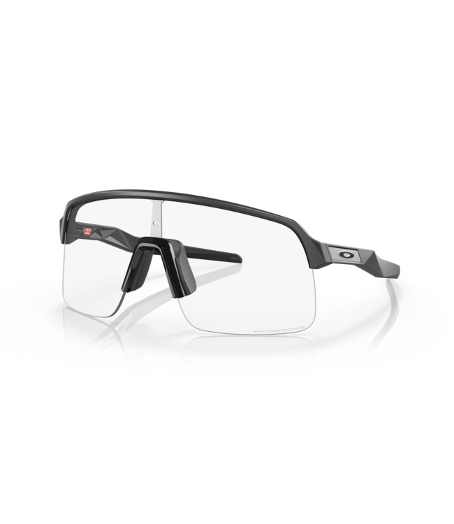 OAKLEY SUTRO LITE MATTE CARBON SUNGLASSES w/ CLEAR TO BLACK PHOTOCHROMATIC