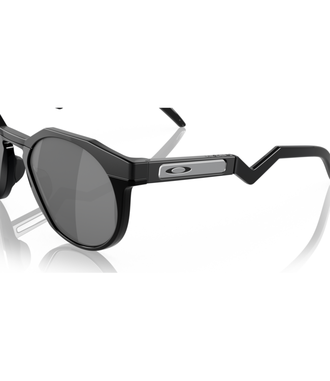 OAKLEY HSTN MATTE BLACK/POLISHED BLACK SUNGLASSES w/PRIZM BLACK
