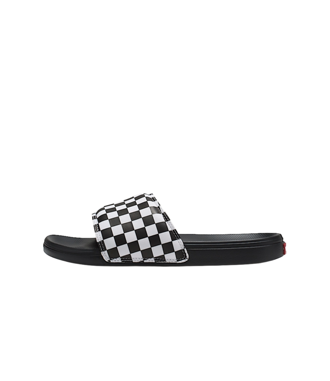 VANS MENS MTE LA COSTA SLIDE-ON SANDALS CHECKER WHITE BLACK