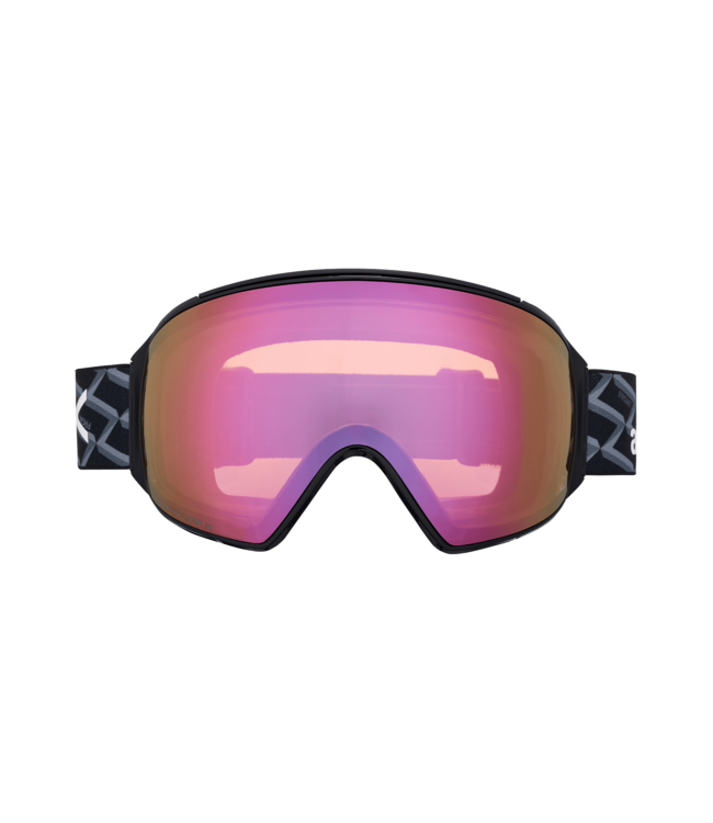 ANON M4 FRAGMENT CYLRINDRICAL GOGGLE BLACK w/  PERCEIVE CLOUDY PINK + TORIC CLOUDY PINK + MFI 2026