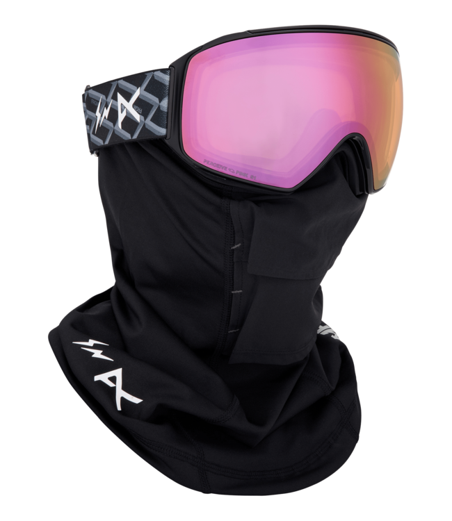 ANON M4 FRAGMENT CYLRINDRICAL GOGGLE BLACK w/  PERCEIVE CLOUDY PINK + TORIC CLOUDY PINK + MFI 2026