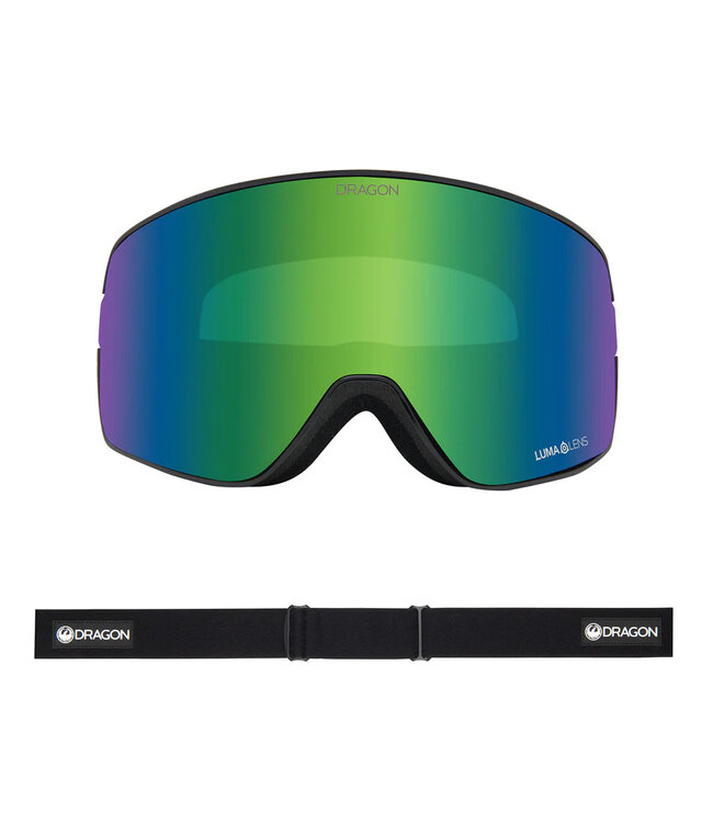 DRAGON NFX2 GOGGLE ICON GREEN w/ LUMALENS GREEN ION + LUMALENS AMBER 2024
