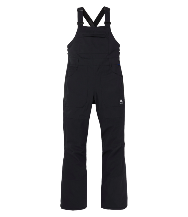 BURTON WOMENS AVALON STRETCH 2L BIB PANTS TALL TRUE BLACK 2024