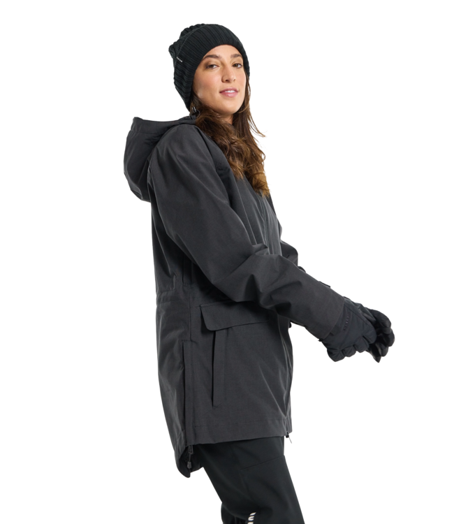 BURTON WOMENS LALIK 2L JACKET TRUE BLACK 2024