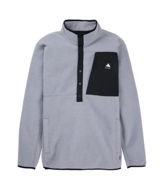 BURTON BURTON CINDER HOODED PULLOVER GREY HEATHER 2024