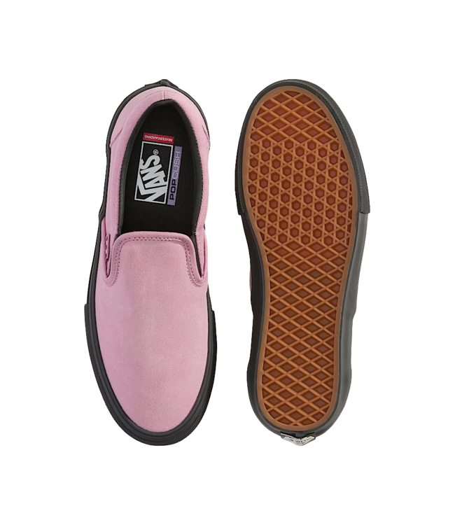 VANS MENS SKATE SLIP ON SHOES (PIB) PINK/BLACK