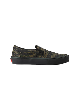 VANS VANS MENS SKATE SLIP ON SHOES (9L7) TIGER CAMO GREEN/BLACK