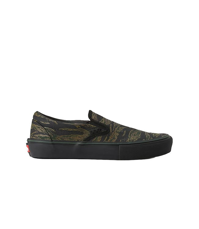 VANS MENS SKATE SLIP ON SHOES FA25 (9L7) TIGER CAMO GREEN/BLACK
