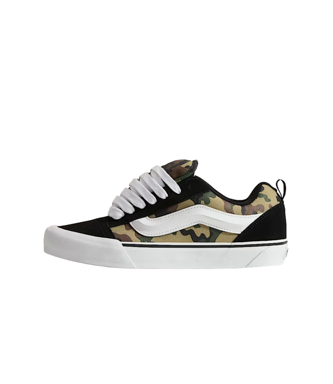 VANS MENS KNU SKOOL SHOES (YJ7) CAMO BLACK/GREEN