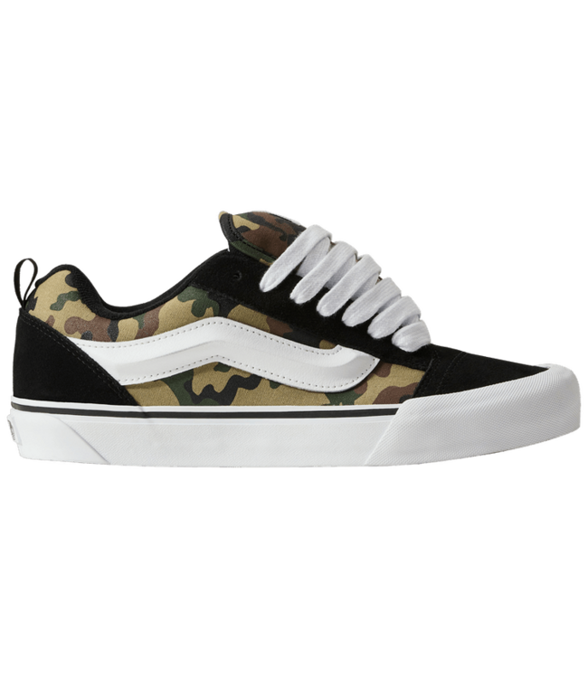 VANS MENS KNU SKOOL SHOES (YJ7) CAMO BLACK/GREEN