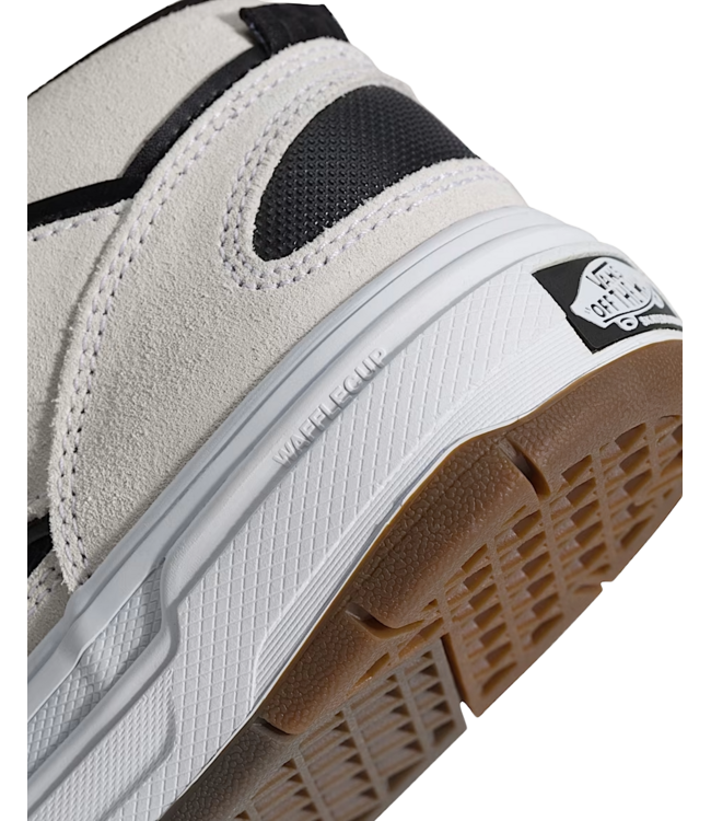 VANS MENS SKATE HALF CAB WAFFLECUP SHOES (YB2) WHITE/BLACK
