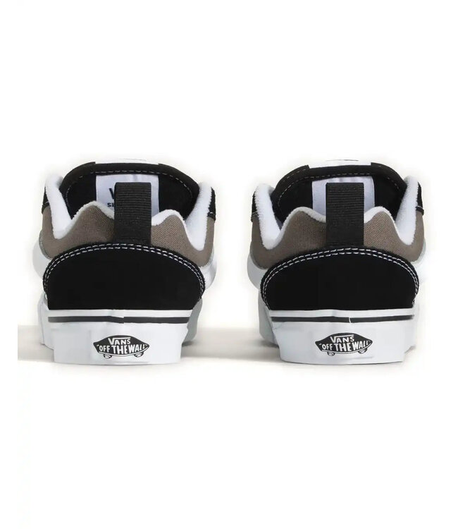 VANS YOUTH BOYS KNU SKOOL 2-TONE SHOES (4Y41) BLACK/BUNGEE