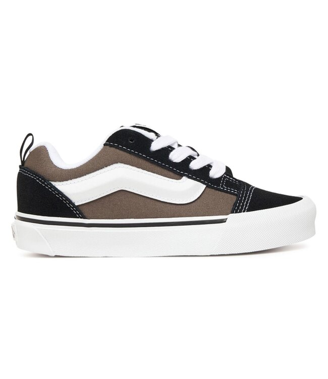 VANS YOUTH BOYS KNU SKOOL 2-TONE SHOES (4Y41) BLACK/BUNGEE
