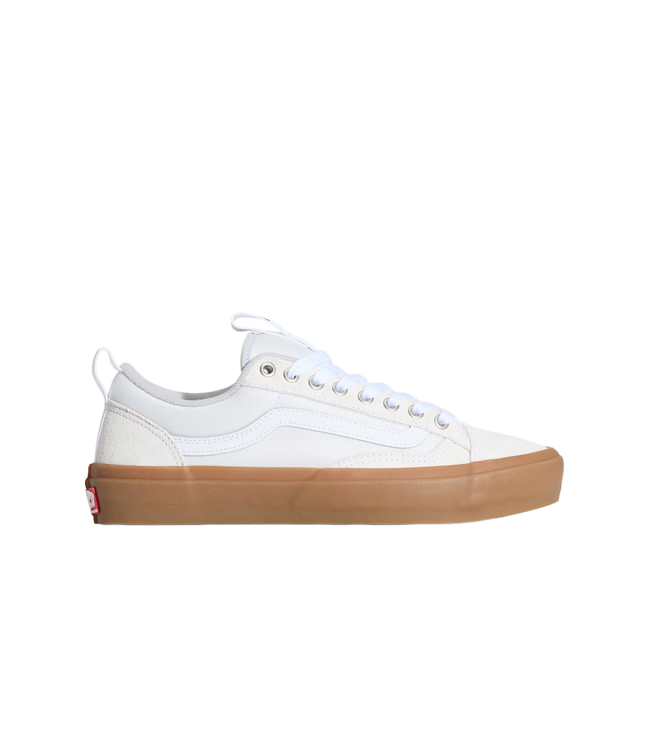VANS MENS SKATE OLD SKOOL 36 SHOES (9DH) WHITE/GUM