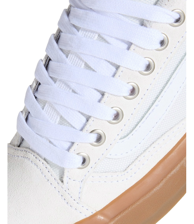 VANS MENS SKATE OLD SKOOL 36 SHOES (9DH) WHITE/GUM