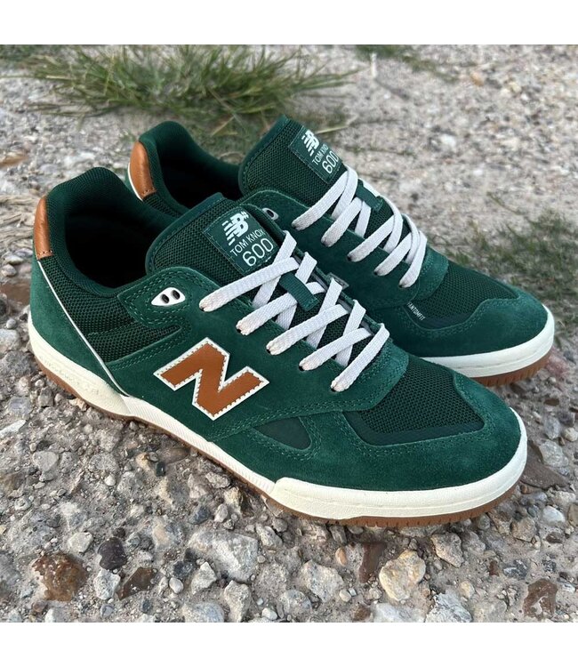 NEW BALANCE x KROOKED MENS NUMERIC 600 TOM KNOX SHOE (KKD) BROWN/GREEN