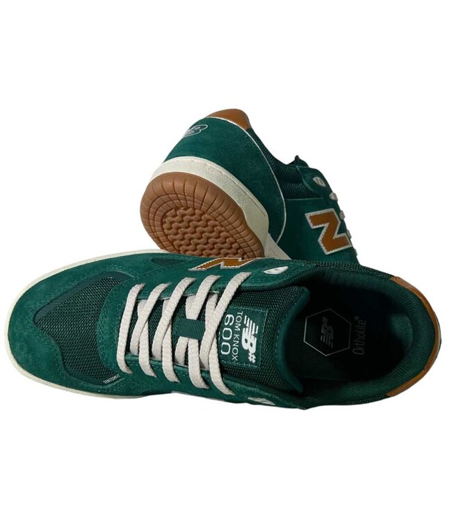 NEW BALANCE x KROOKED MENS NUMERIC 600 TOM KNOX SHOE (KKD) BROWN/GREEN