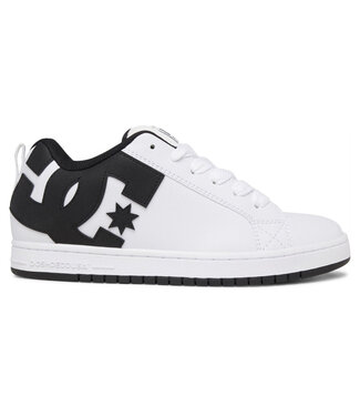 DC DC MENS COURT GRAFFIK SHOES (WLK) WHITE/BLACK/BLACK
