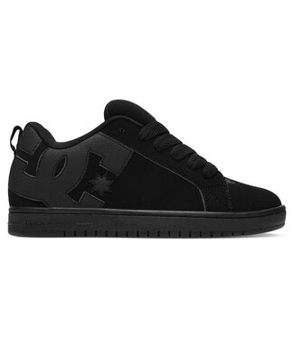 DC DC MENS COURT GRAFFIK SHOES (3BK) BLACK/BLACK/BLACK