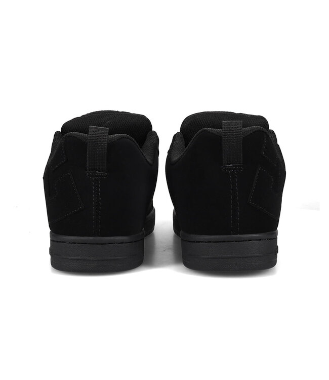 DC MENS COURT GRAFFIK SHOES (3BK) BLACK/BLACK/BLACK