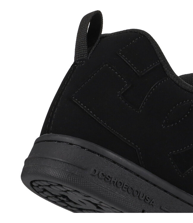 DC MENS COURT GRAFFIK SHOES (3BK) BLACK/BLACK/BLACK