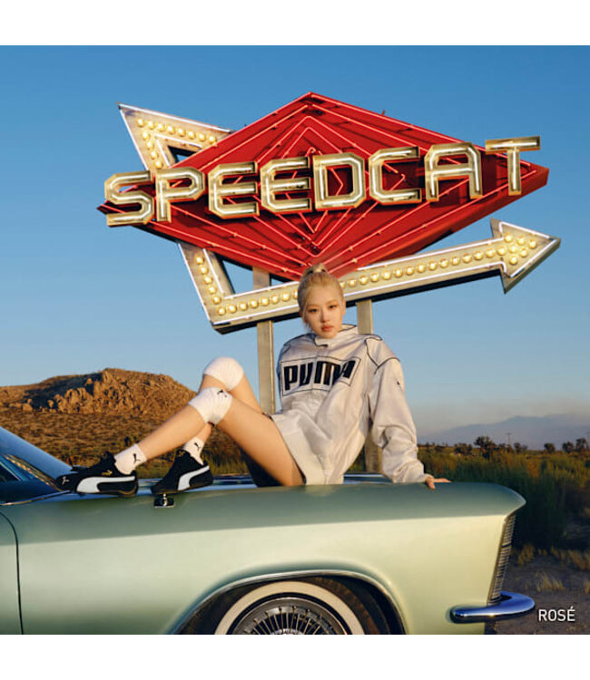 PUMA WOMENS SPEEDCAT OG SHOE (001) BLACK WHITE