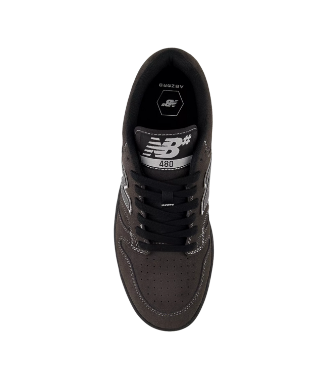 NEW BALANCE MENS NUMERIC 480 SHOES (CSS) BLACK WHITE