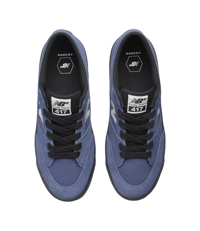 NEW BALANCE MENS NUMERIC 417 LOW SHOE (LBY) BLUE BLACK