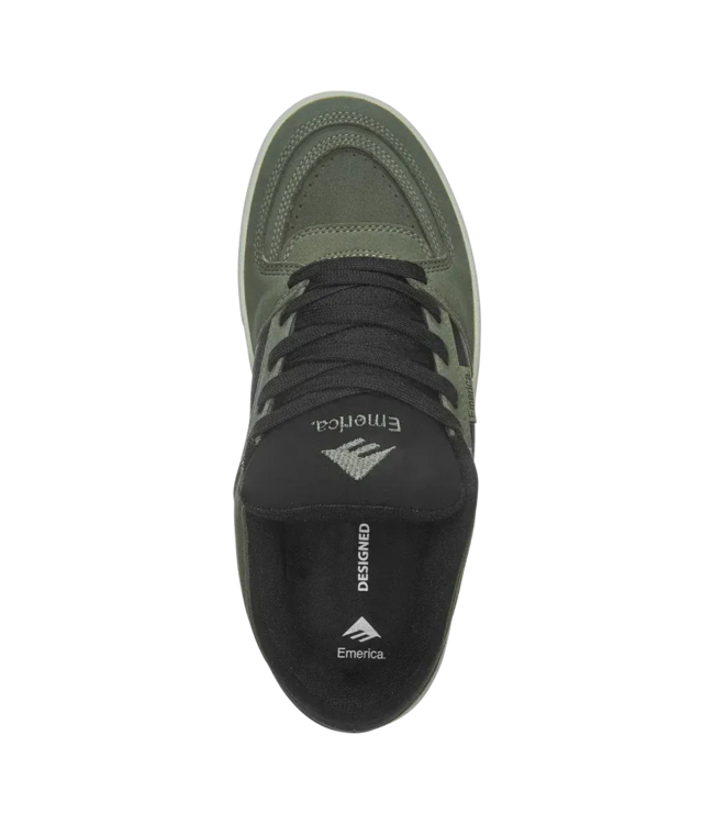EMERICA MENS MUTE SHOE OLIVE/BLACK