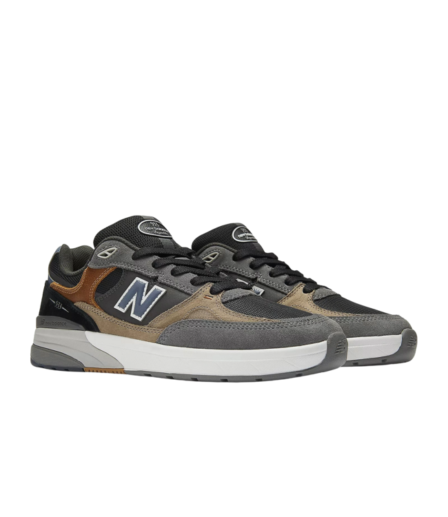 NEW BALANCE MENS NUMERIC 933 REYNOLDS WIDE SHOES (MLT) CASTLEROCK/INDIGO