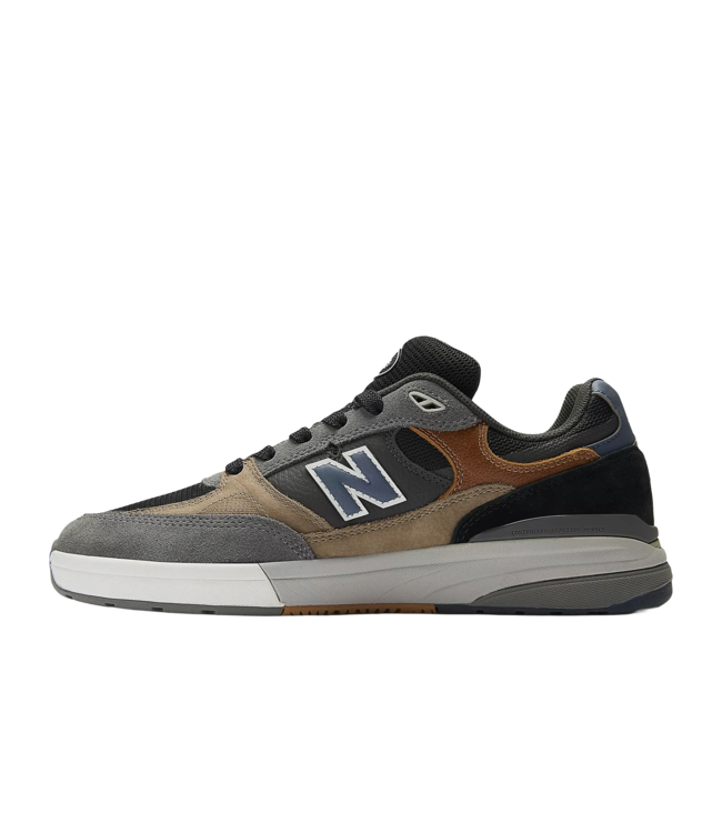 NEW BALANCE MENS NUMERIC 933 REYNOLDS WIDE SHOES (MLT) CASTLEROCK/INDIGO