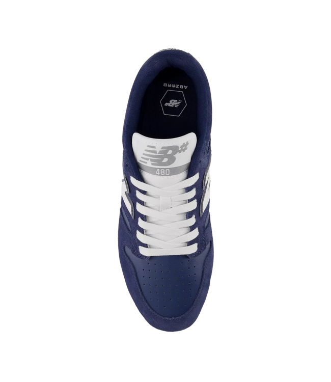 NEW BALANCE MENS NUMERIC 480 WIDE SHOES (PRO) NAVY/WHITE
