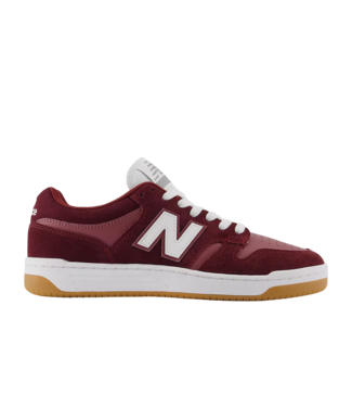 NEW BALANCE NEW BALANCE MENS NUMERIC 480 SHOES (BEE) BURG/WHITE