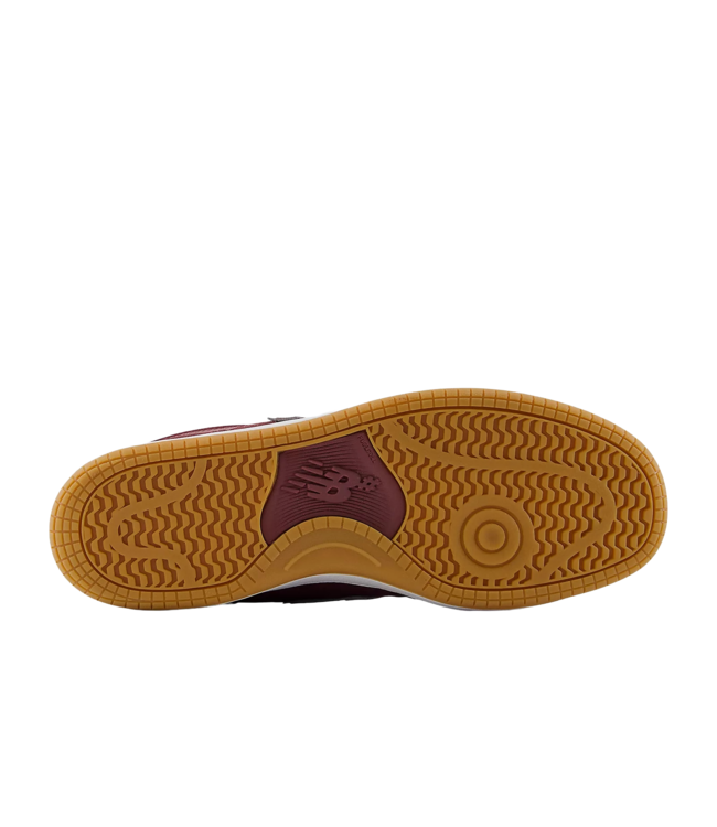 NEW BALANCE MENS NUMERIC 480 SHOES (BEE) BURG/WHITE