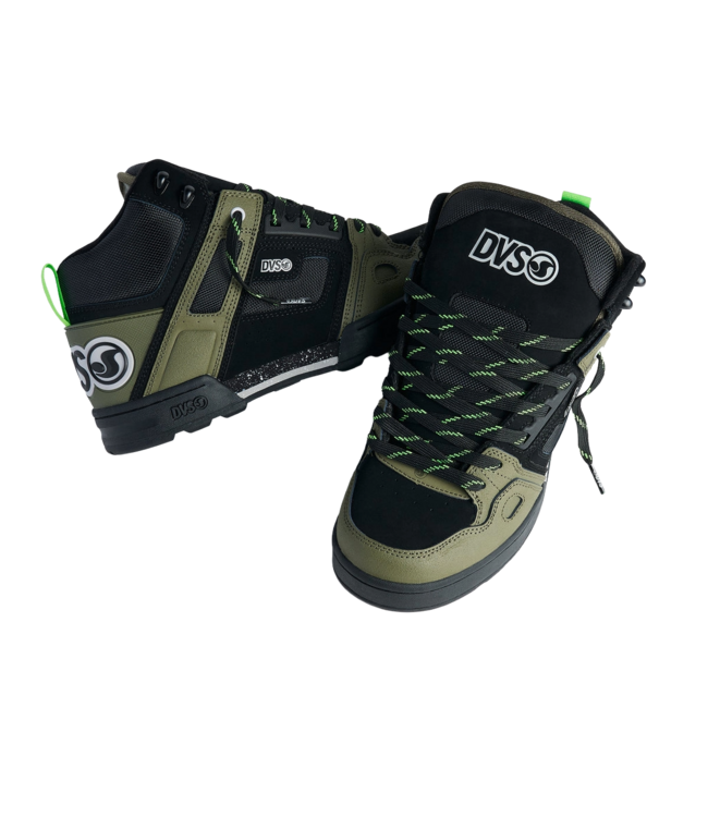 DVS MENS COMANCHE BOOT (301) OLIVE/BLACK/LIME