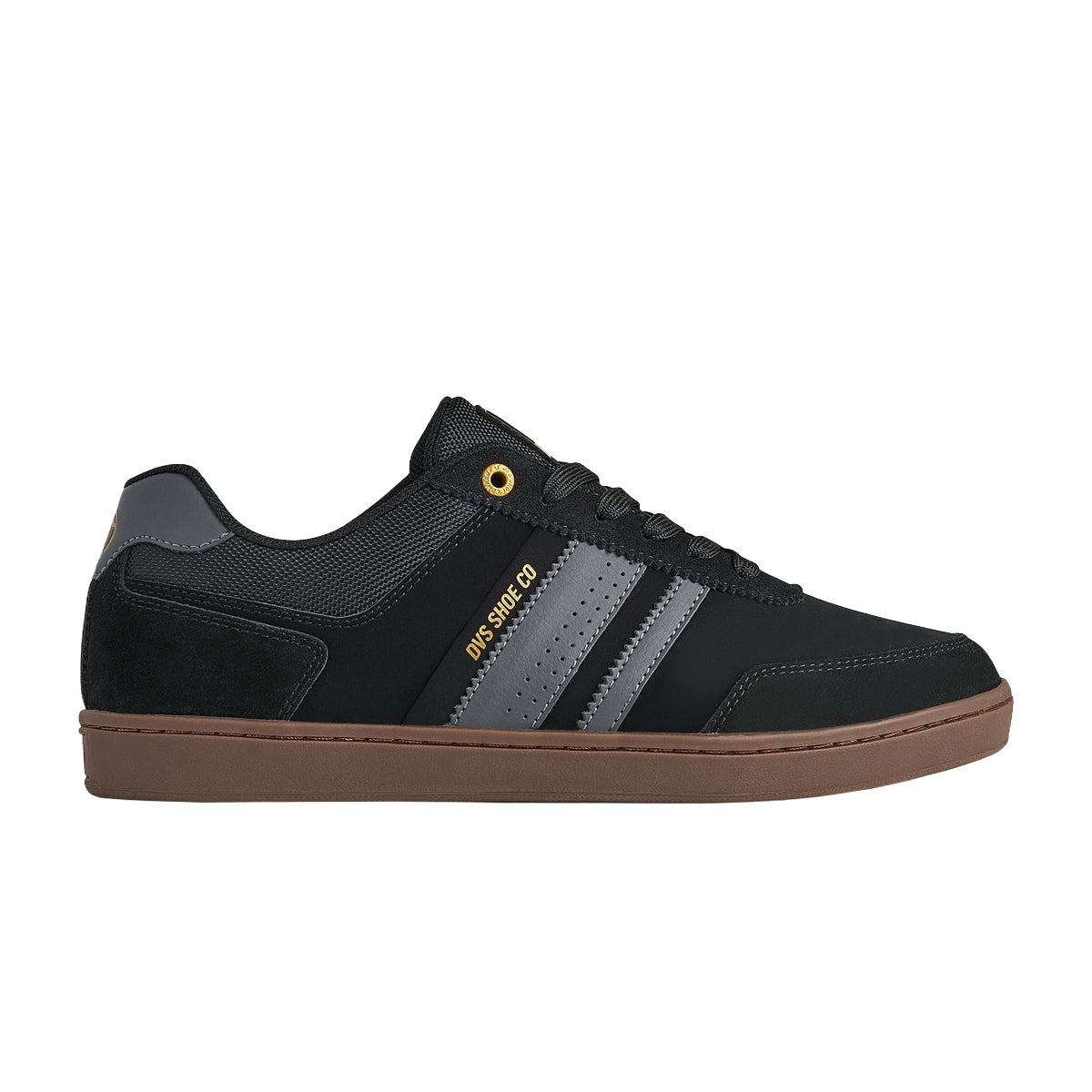 DVS MENS MILAN ST SHOE (001) BLACK/BLACK/GUM - ONE Boardshop