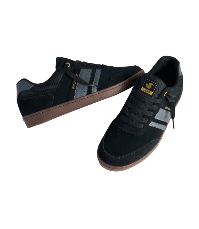 DVS MENS MILAN ST SHOE (001) BLACK/BLACK/GUM