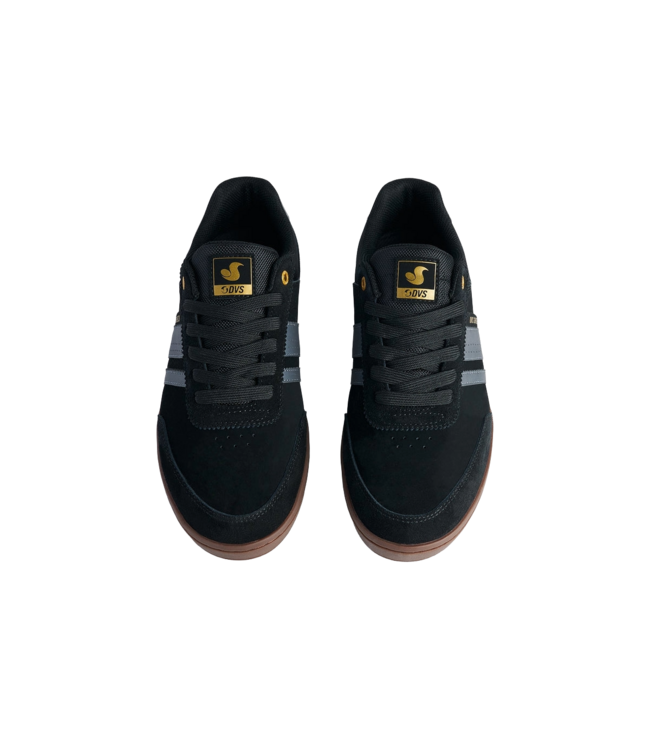 DVS MENS MILAN ST SHOE (001) BLACK/BLACK/GUM
