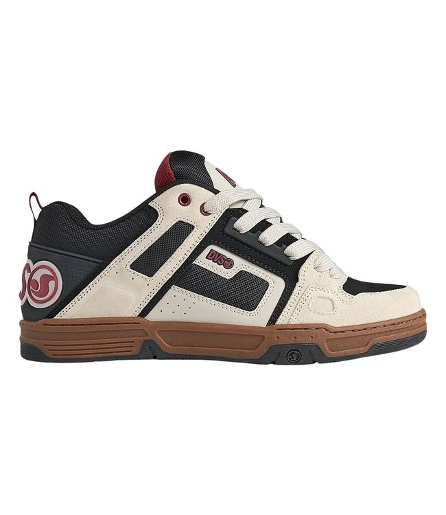 DVS MENS COMANCHE SHOE FA25 (050) SIL/BLK/RUBY